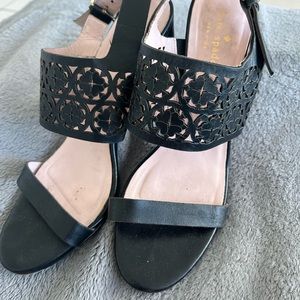 Kate Spade 2 strap heeled sandals. Classic elegant look!